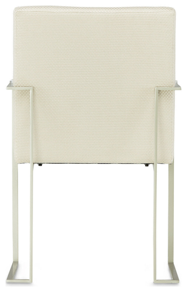 Laguna Ridge Arm Chair - Brushed Silver