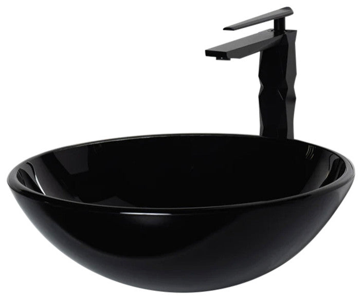 Elena Round Crystal Bathroom Sink