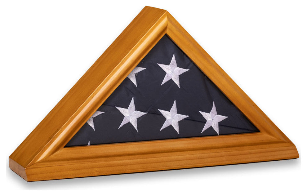 Oak Flag Box