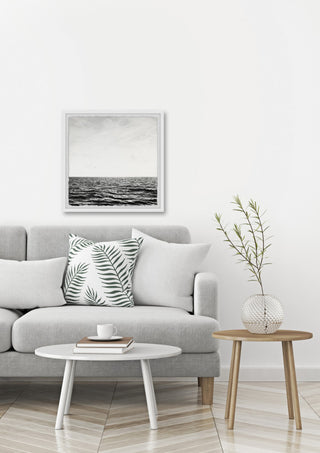 "Infinite Ocean" Framed Painting Print, 18x18