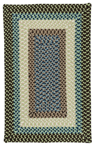 Montego MG89 Bright Brown Indoor/Outdoor Area Rug, Rectangular 5'x8'