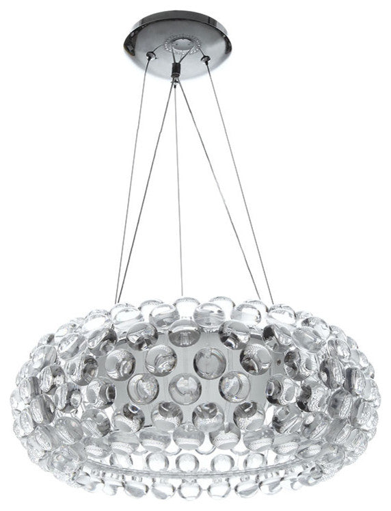 Halo 20" Chandelier, Clear