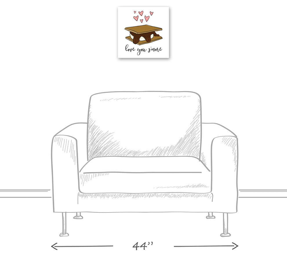 S'more Love 12x12 Canvas Wall Art