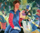Girls with Fish Bell - Canvas Poster 20" x 30"