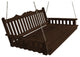 Pine Royal English Garden Swingbed, Walnut Stain, 5 Foot