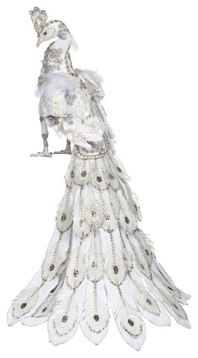 WHITE PEACOCK 57X28inches