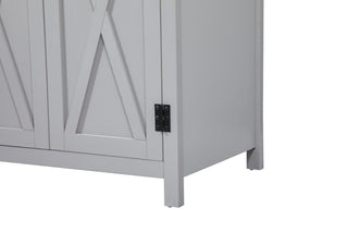 Home Living 19" Farmhouse Grey-Light Bathroom Vanity