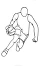 Metal Basketball Wall Decor and Sculpture