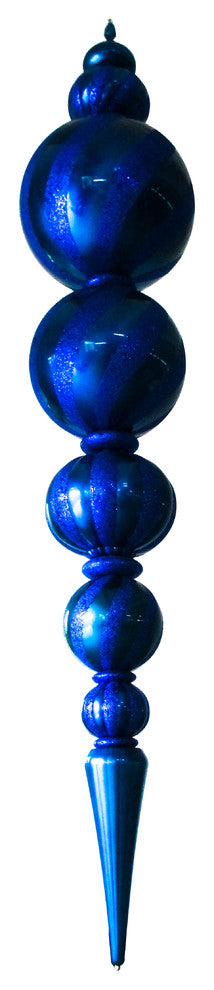 125" Jumbo Finial Ornament  Blue