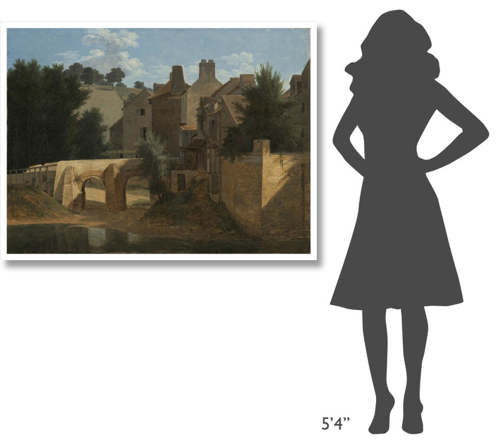 "View in the Ile-de-France" Digital Paper Print by Jean-Victor Bertin, 50"x38"