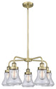 Innovations Bellmont 5 24" Chandelier Antique Brass