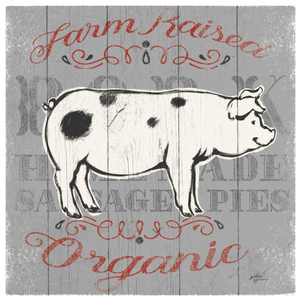 "Farmers Market XI" Digital Paper Print by Janelle Penner, 38"x38"