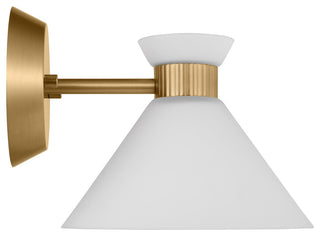 Belcarra Small Sconce, Satin Brass