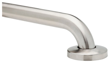 no drilling required Grab Bars - 250lb rated, Brushed Stainless, 18", 1-1/4" Dia