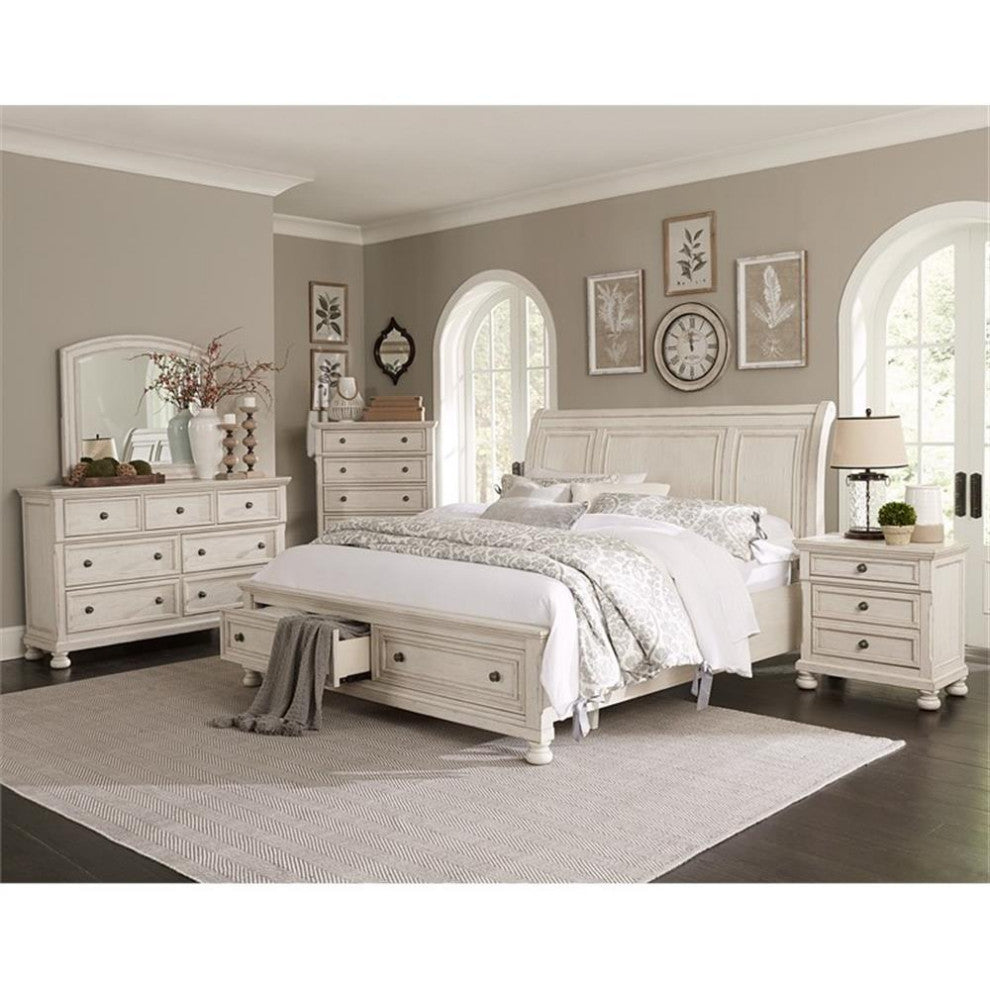 Lexicon Bethel Nightstand in Antique White
