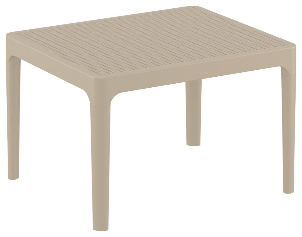 Sky Side Table 24" Taupe