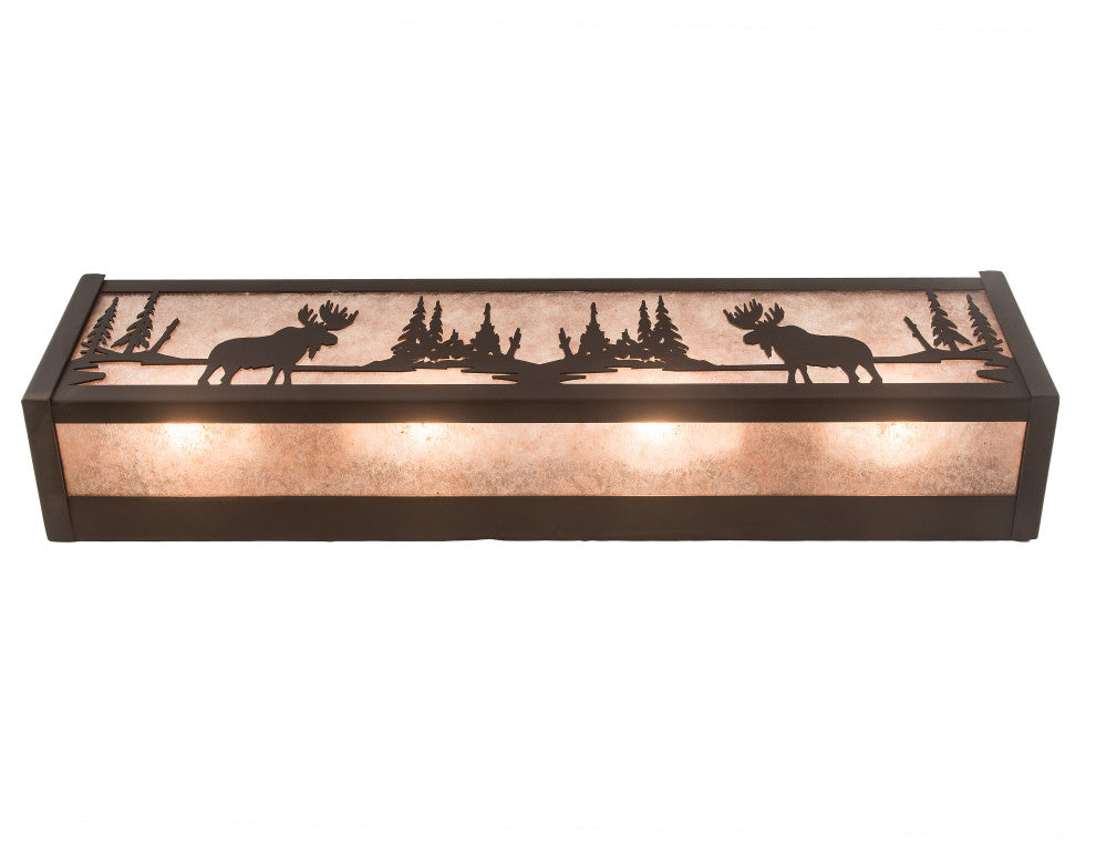 24 Wide Moose at Lake Vanity Light