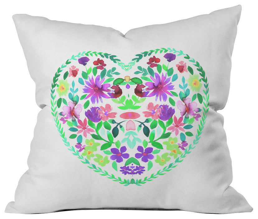 Amy Sia Marble Bubble Neon Throw Pillow, 26"x26"