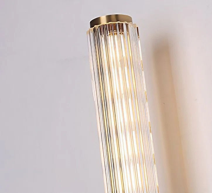 Pontevedra | Luxury Glass Copper Wall Sconce, Glass Style A