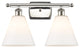 Innovations 516-2W-PN-GBC-81 2 Light Bath Vanity Light, Polished Nickel