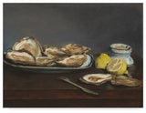 Edouard Manet 'Oysters' Canvas Art, 47"x35"