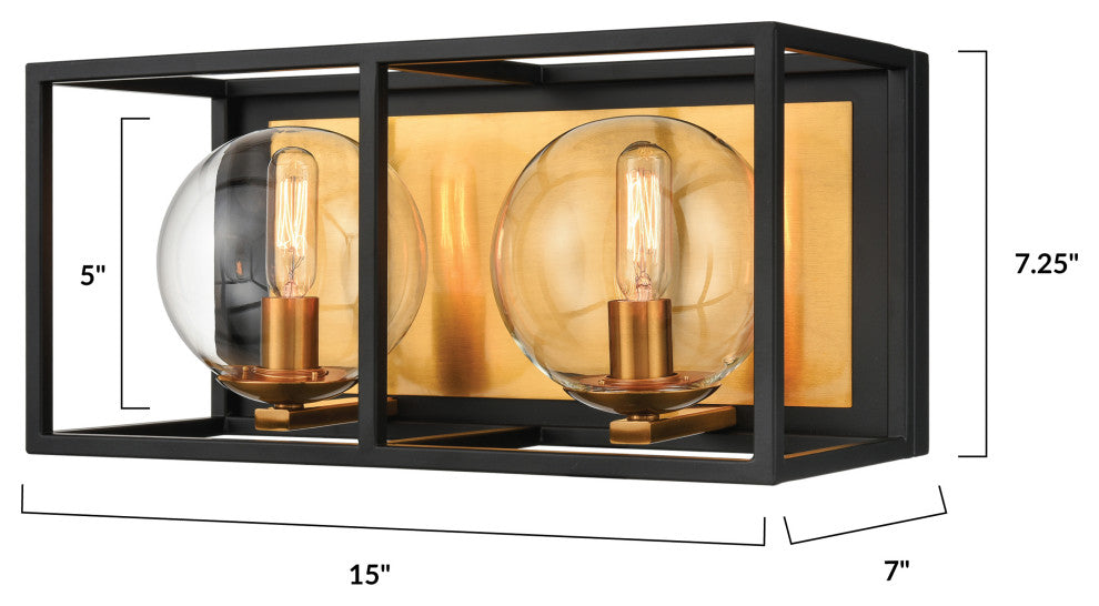 Light Society Vinn 2-Light Vanity Light