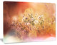 Wild Flowers on Light Background, Floral Canvas Art Print, 40"x30"