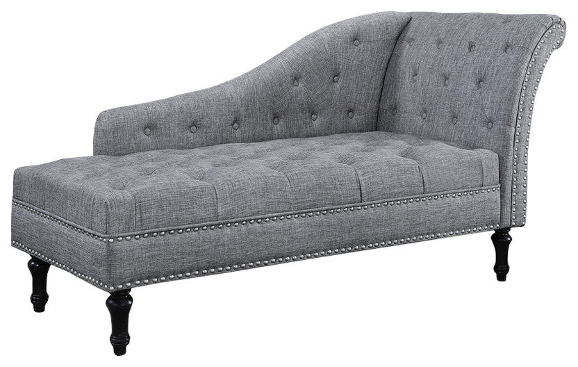 Deedee Chaise Lounge, Gray