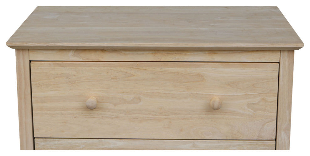 Solid Wood Dresser Chest With 3 Drawers