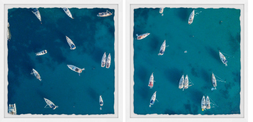 I Need a Boat Diptych, Set of 2, 24x24 Panels