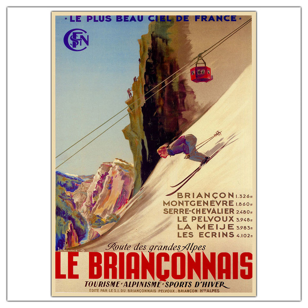 ''Le Brianconnais'' Canvas Art