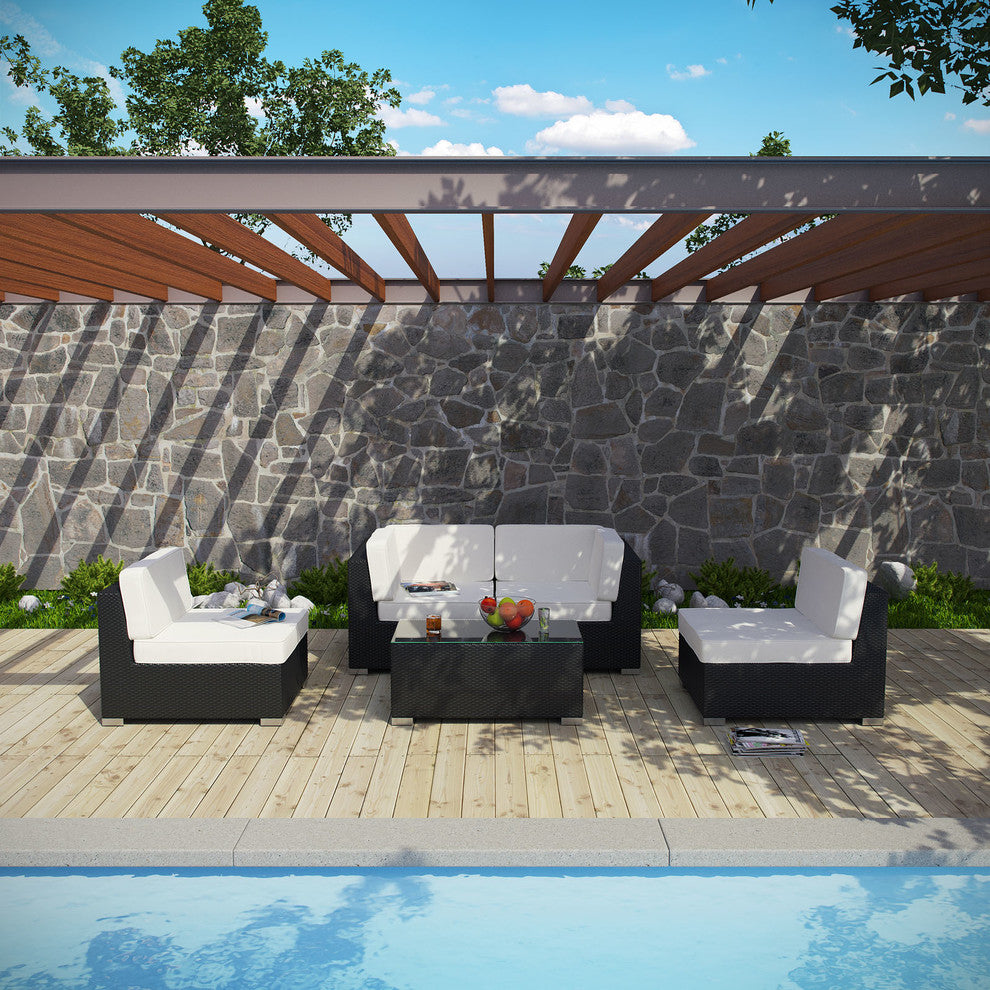 Camfora 5-Piece Outdoor Patio Sectional Set