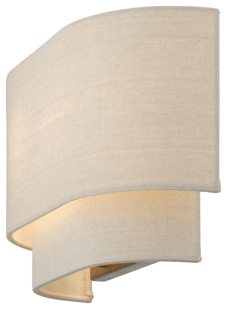 Bellingham 2-Light Antique Gold Leaf ADA Sconce