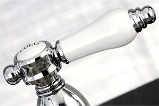 Kingston Brass Widespread Kitchen Faucet, Polished Chrome