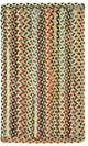 St. Johnsbury Vertical Stripe Braided Rectangle Rug, Wheat, 7'6"x7'6"