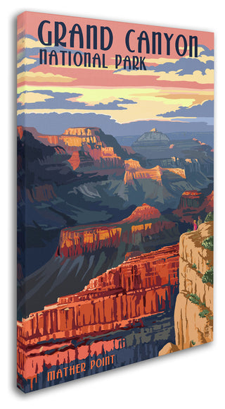 Lantern Press 'Grand Canyon' Canvas Art, 12" x 19"