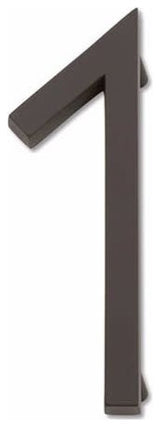 Atlas Homewares AVN1 Modern Avalon Address Number 1 - Aged Bronze