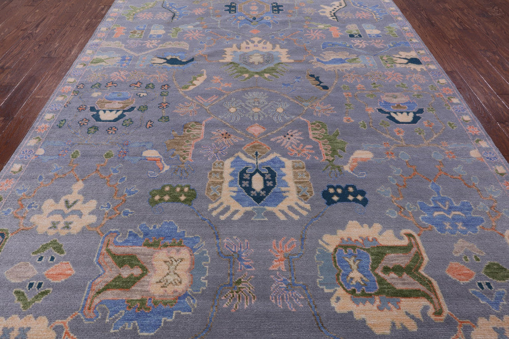 8' 1" X 10' 4" Hand Knotted Persian Fine Serapi Wool Rug - Q15390