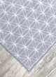 EYELET Soft Tactesse Nylon Area Rug with Anti-Stain Protection, Soft Blue, 7'x8'
