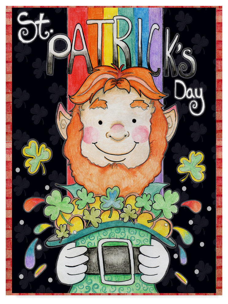 Valarie Wade 'St Patricks Day' Canvas Art, 47"x35"