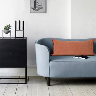 Adobe Brown Solid Stonewash Throw Pillow With Fringe, Adobe, 14"x36", Poly Fill