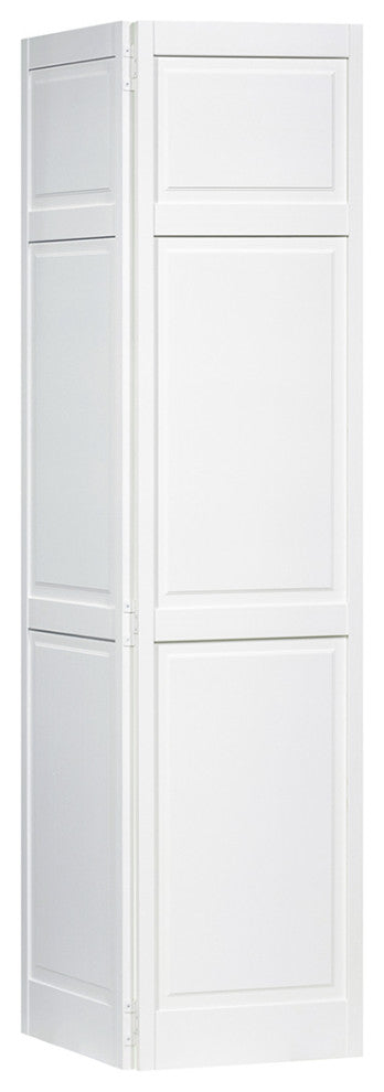 Bi-fold Closet, Door Traditional 6-Panel, White, 1"x24"x80"