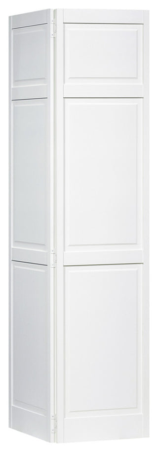 Bi-fold Closet, Door Traditional 6-Panel, White, 1"x24"x80"