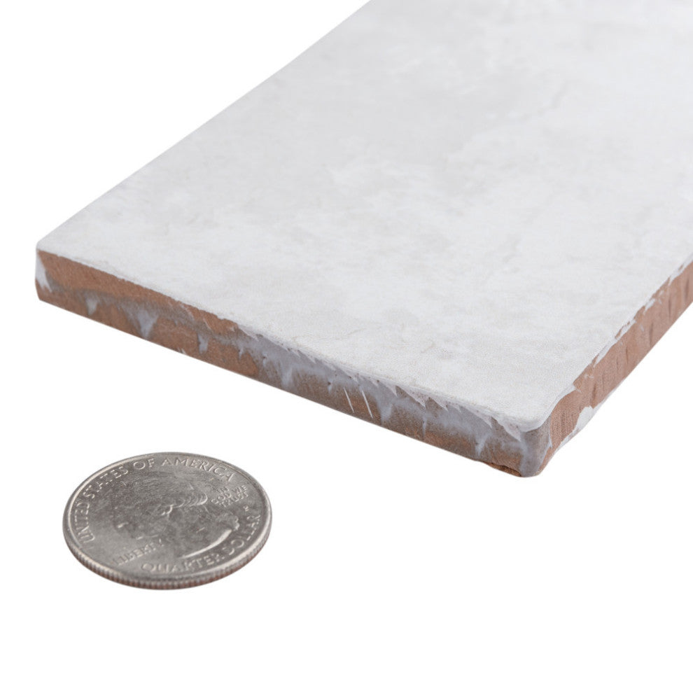 Biarritz Ceramic Wall Tile, White