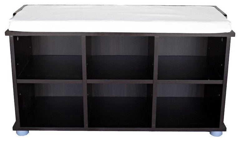 Kendal Shoe Bench, 6 cells for shoes