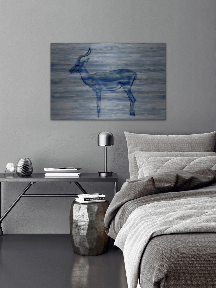 "Gazelle" UV Ink Print on Brushed Aluminum, 60"x40"