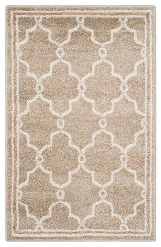 Safavieh Amherst Amt414S Geometric Outdoor Rug, Wheat/Beige, 11'0"x16'0"