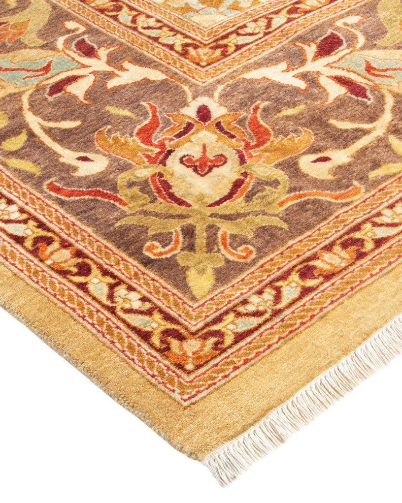 Mogul, One-of-a-Kind Hand-Knotted Area Rug Yellow, 8'1"x10'8"
