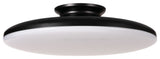 Skye, LED Flush Mount, 19", Black