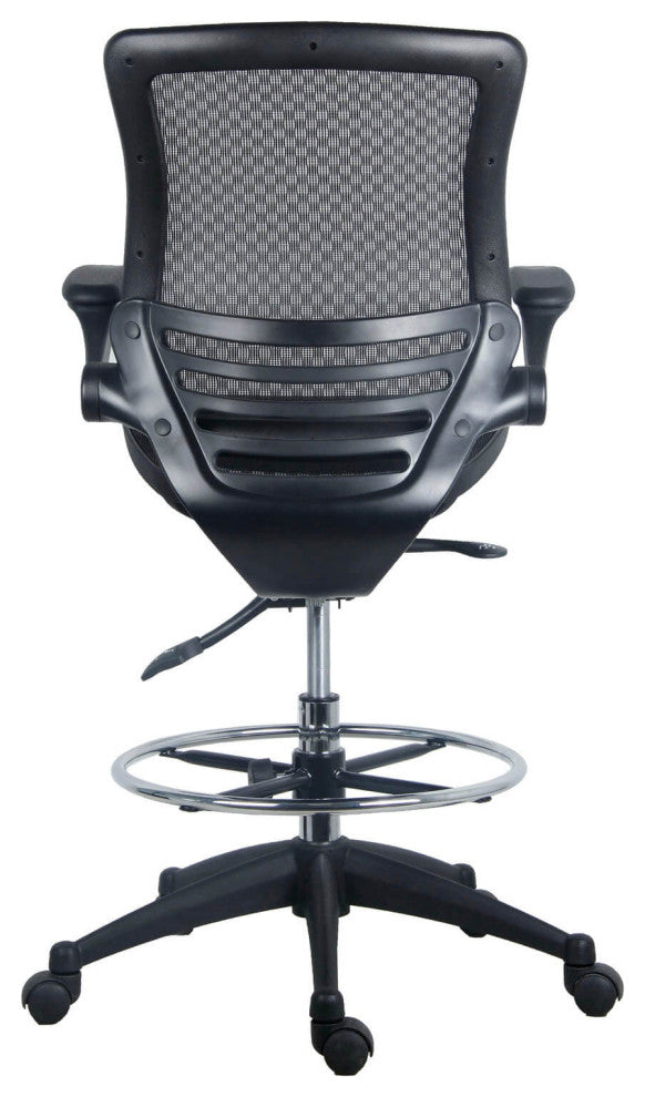 Harwick Evolve All Mesh Heavy Duty Drafting Chair, Dark Knight Edition